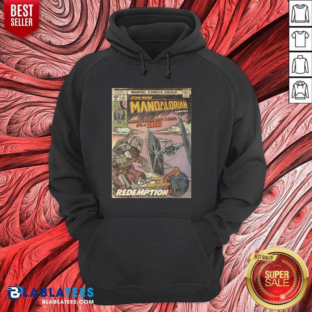 Good Star Wars The Mandalorian Chapter 8 Mando Vs Moff Gideon Redemption Shirt - Image 5