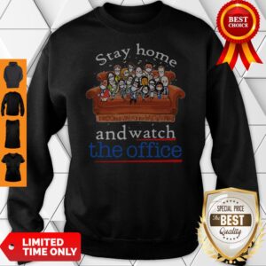Alternative view of Good Stay Home And Watch The Office Shirt