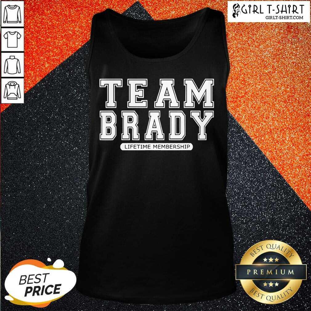 Good Team Brady Lifetime Membership Tampa Bay Buccaneers Shirt - Image 3