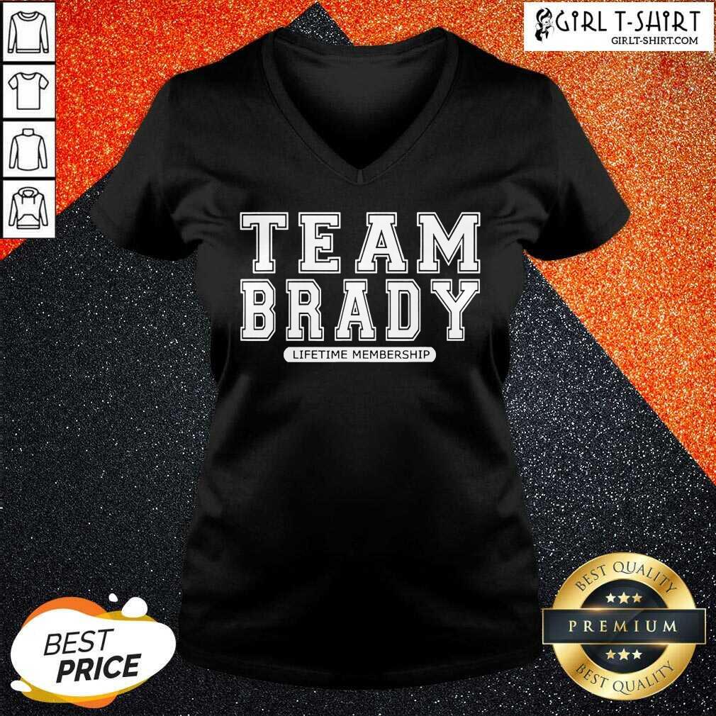 Good Team Brady Lifetime Membership Tampa Bay Buccaneers Shirt - Image 2