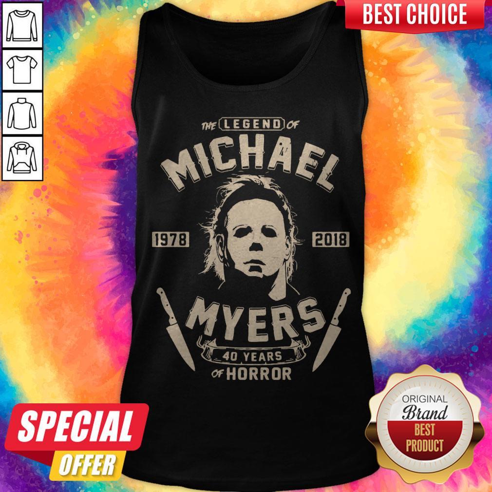 Good The Legend Of Michael 1978 2018 Myers 40 Years Of Horror Shirt - Image 3