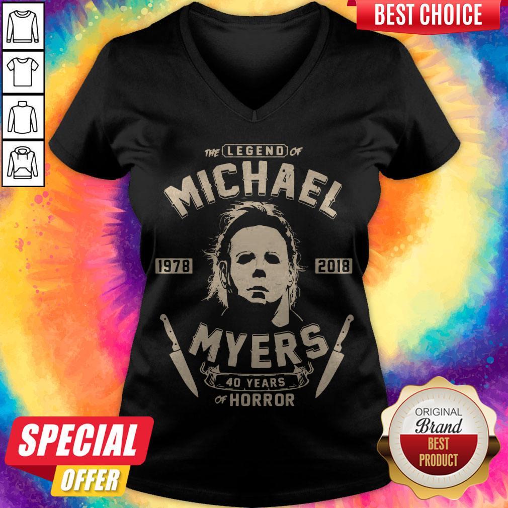 Good The Legend Of Michael 1978 2018 Myers 40 Years Of Horror Shirt - Image 2