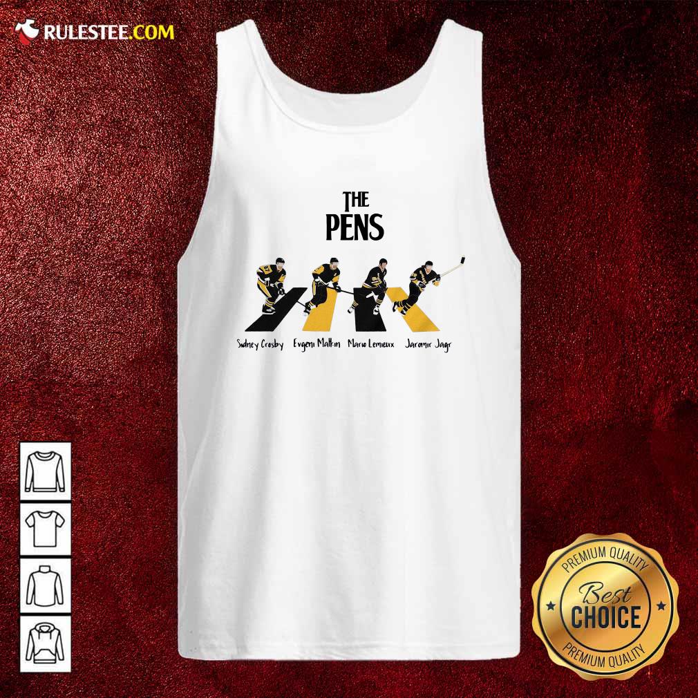 Good The Pittsburgh Penguins Sidney Crosby Evgeni Malkin Abbey Road Shirt - Image 4