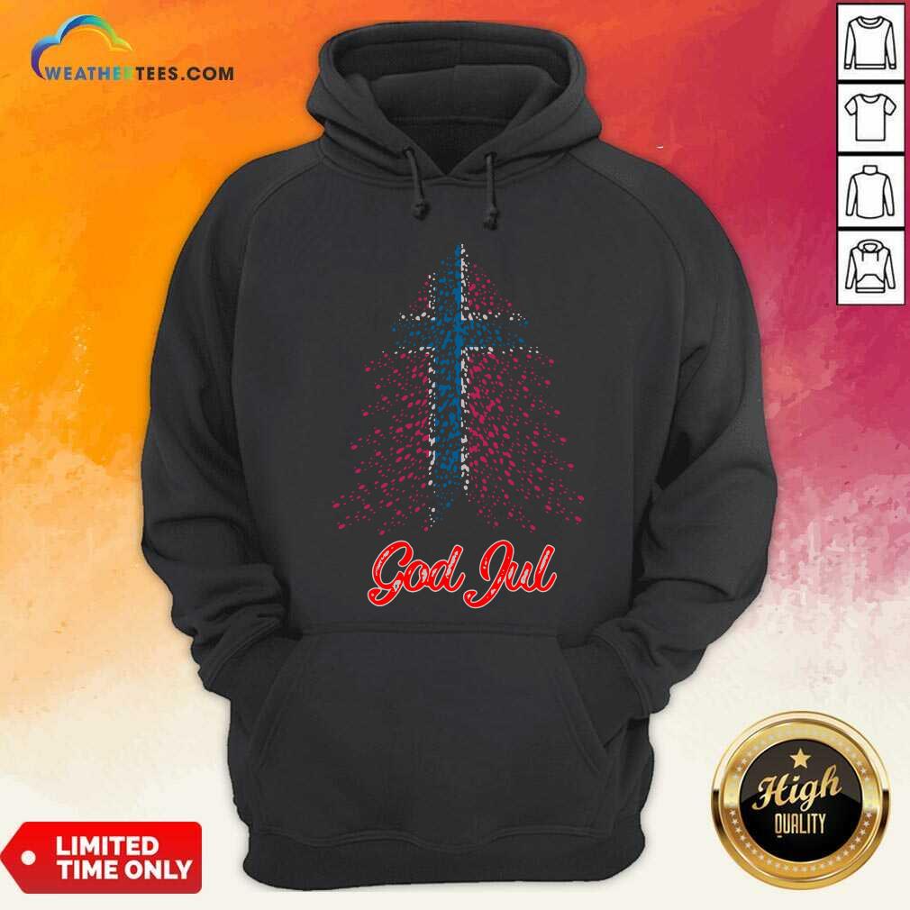 Good Tree England Flag God Jul Shirt - Image 5
