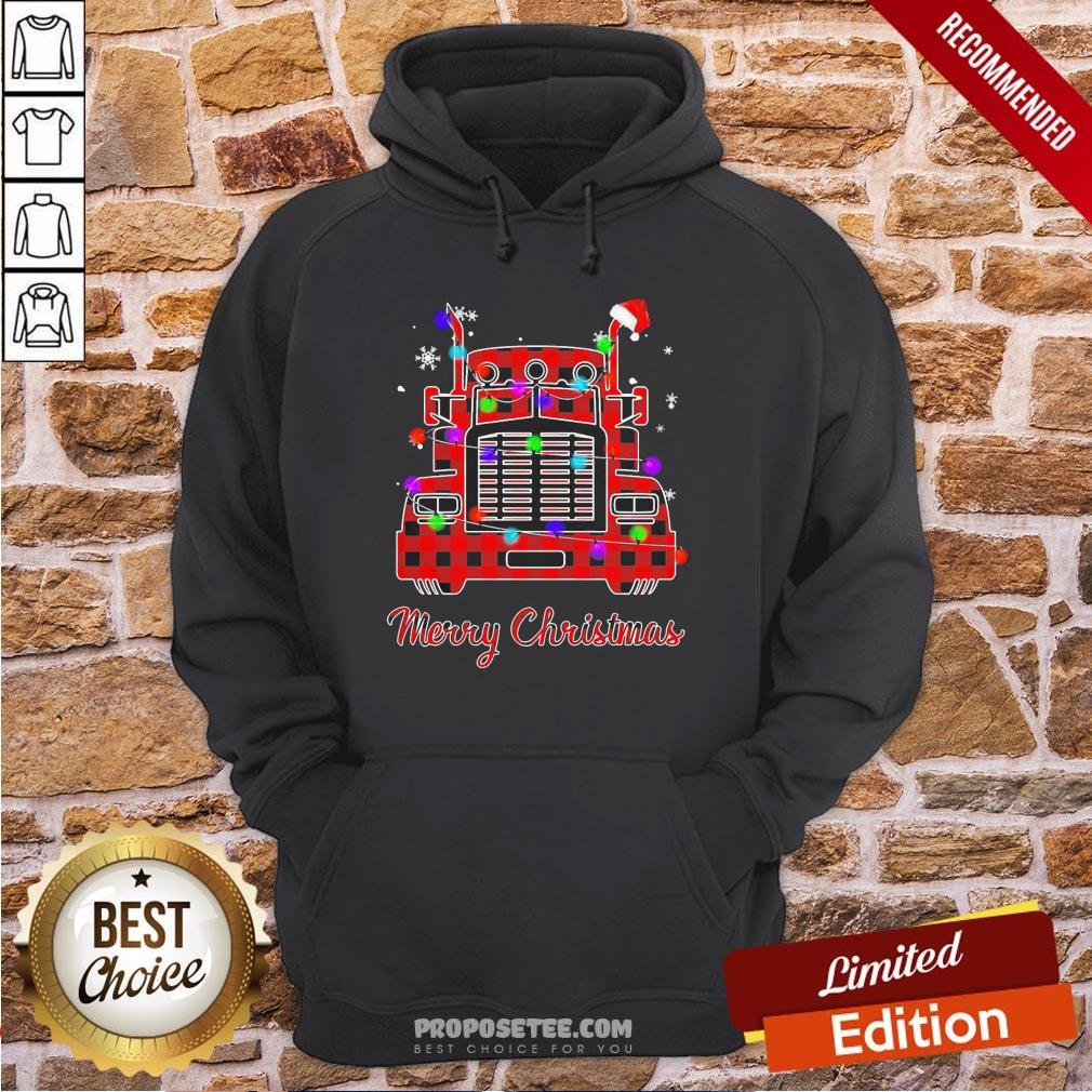 Good Truck Light Merry Christmas Shirt - Image 5