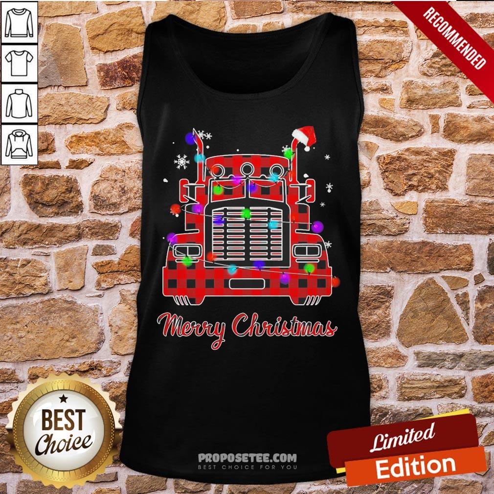 Good Truck Light Merry Christmas Shirt - Image 3