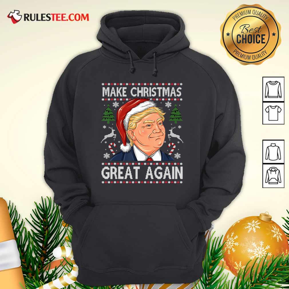 Good Trump Make Christmas Great Again Christmas Shirt - Image 2
