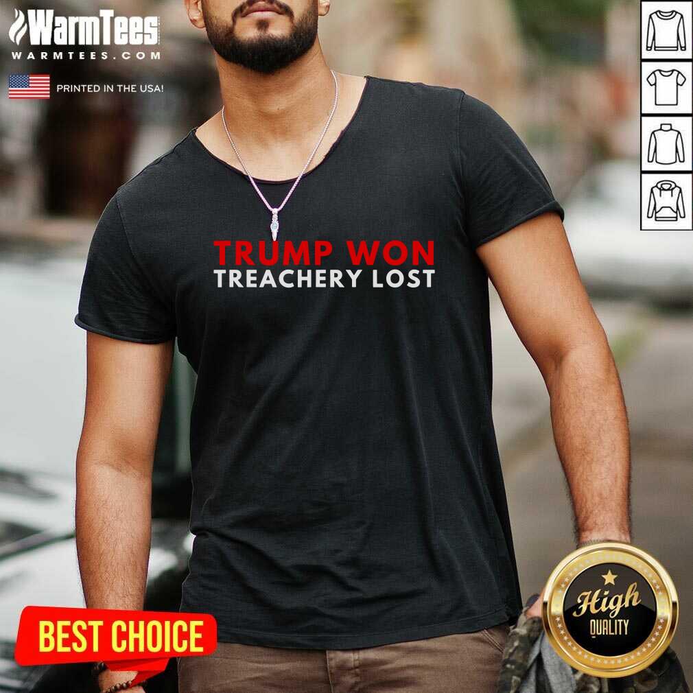 Good Trump Won Treachery Lost Election Fraud 2020 Shirt - Image 5