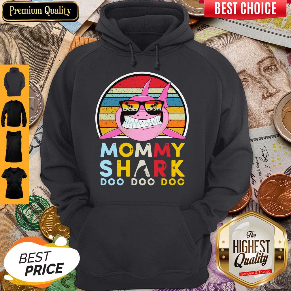 Good Vintage Mommy Shark Doo Doo Doo Shirt - Image 2