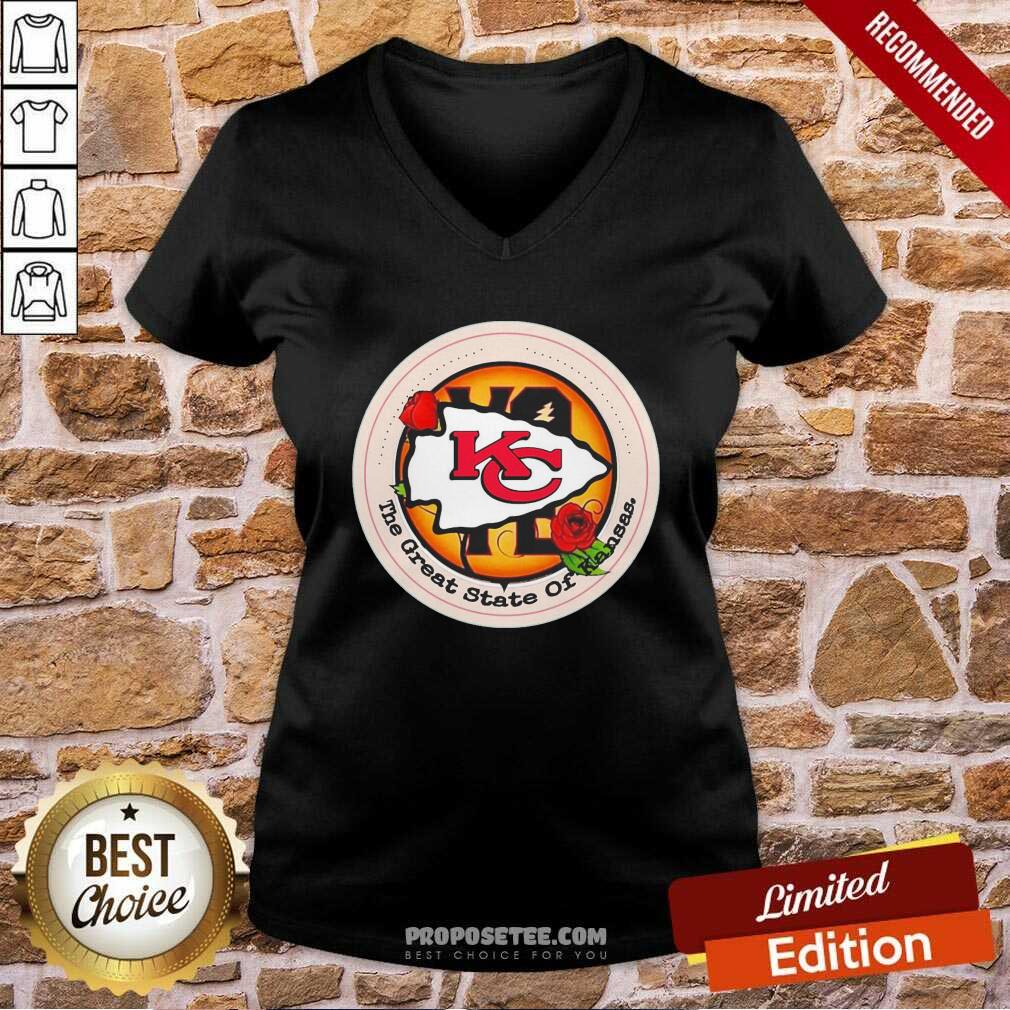 Good Vote The Great State Of Kansas City Chiefs Shirt - Image 3