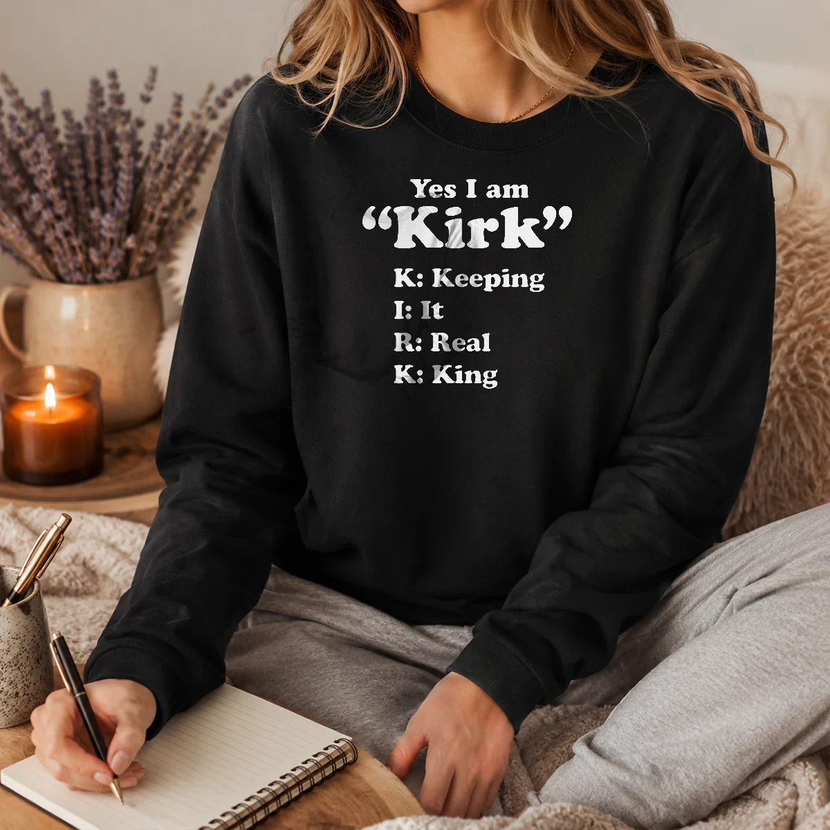 Good Yes I Am Kirk Keeping It Real King Shirt - Image 6