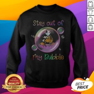 Alternative view of Good Yoga Cow Mask Stay Out Of My Bubble Covid 19 Shirt