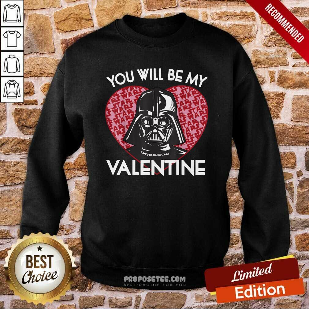 Good You Will Be My Valentine Star Wars The Mandalorian Heart Shirt - Image 4
