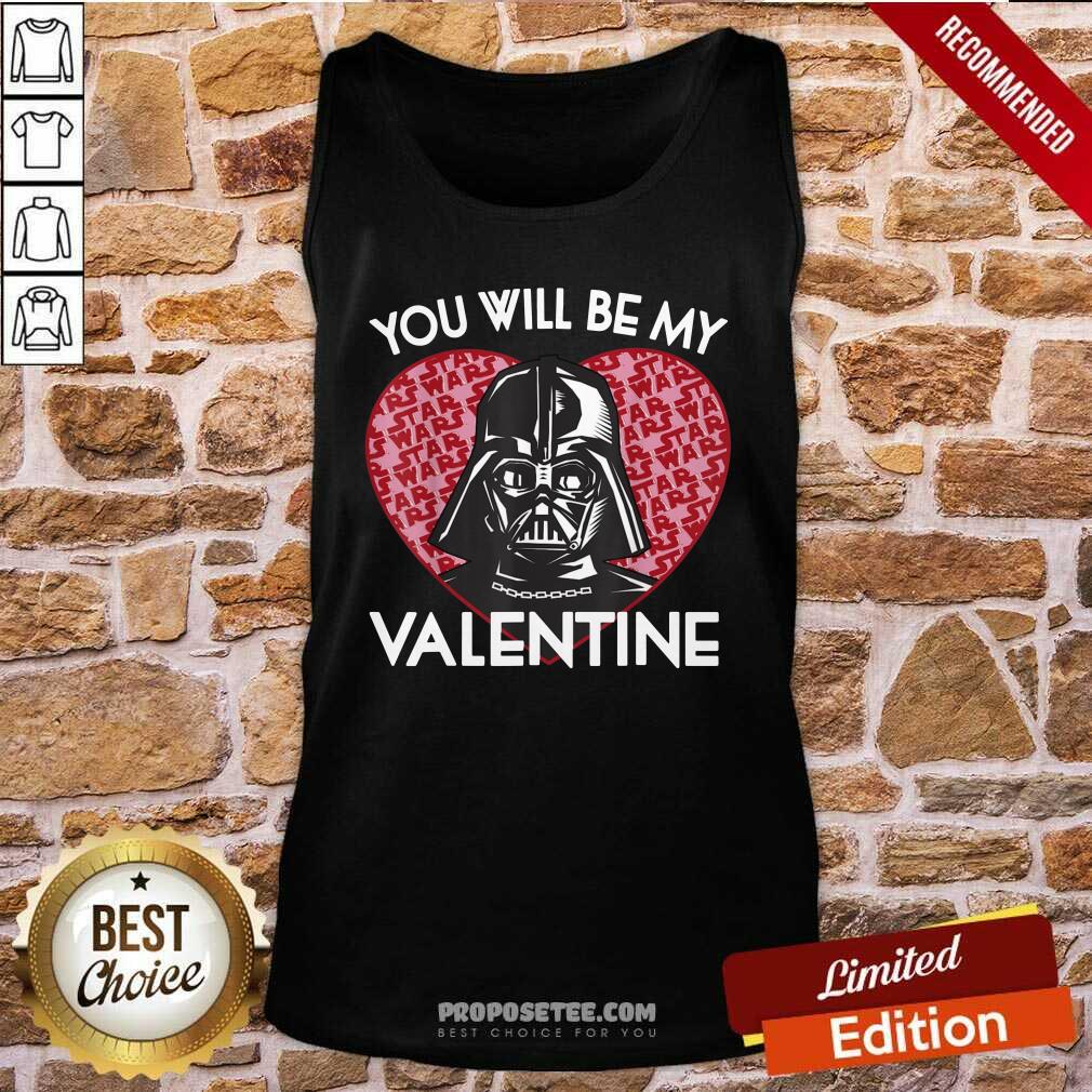 Good You Will Be My Valentine Star Wars The Mandalorian Heart Shirt - Image 3