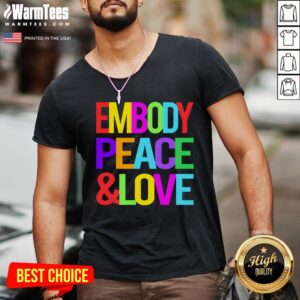 Alternative view of Good Youth Embody Peace And Love Shirt