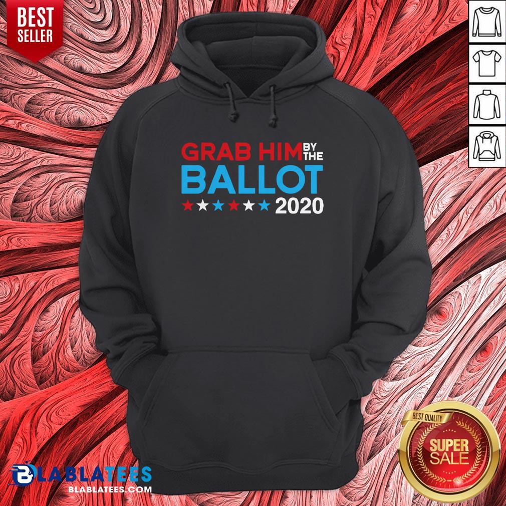 Grab Him By The Ballot – Joe Biden And Kamala Harris 2020 T-Shirt - Image 4