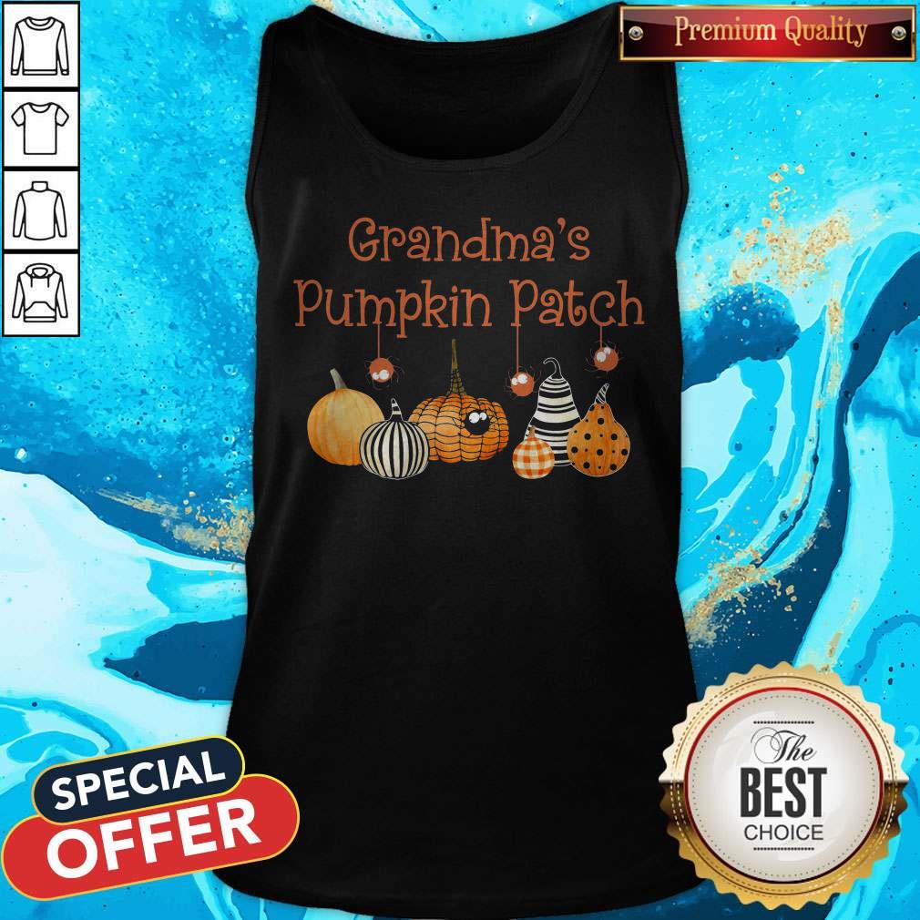 Grandma Pumpkin Patch Halloween Custome Shirt - Image 2