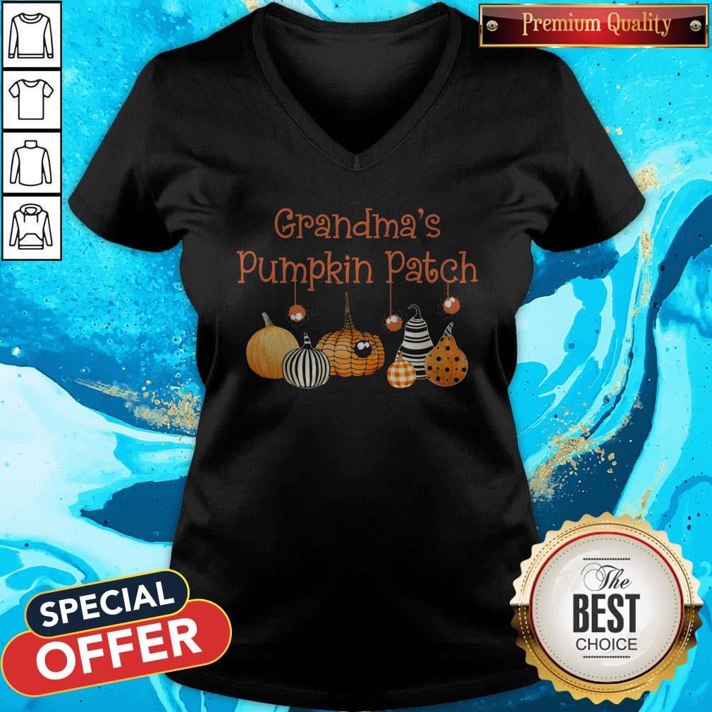 Grandma Pumpkin Patch Halloween Custome Shirt - Image 5