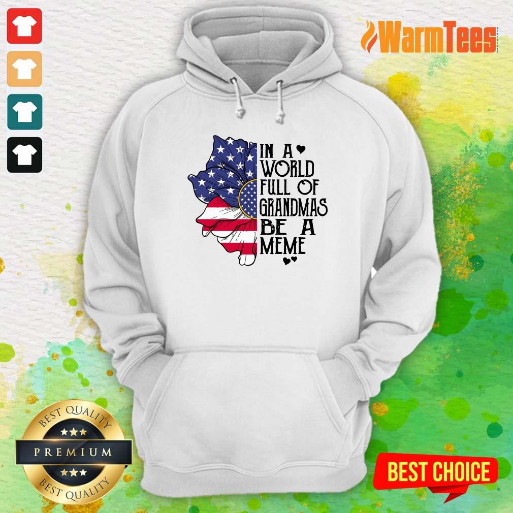 Grandmas Be A Meme Flower Shirt - Image 3