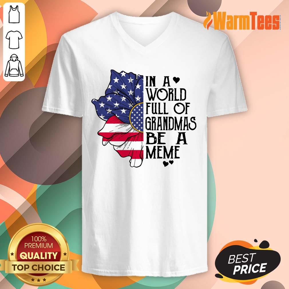 Grandmas Be A Meme Flower Shirt - Image 4