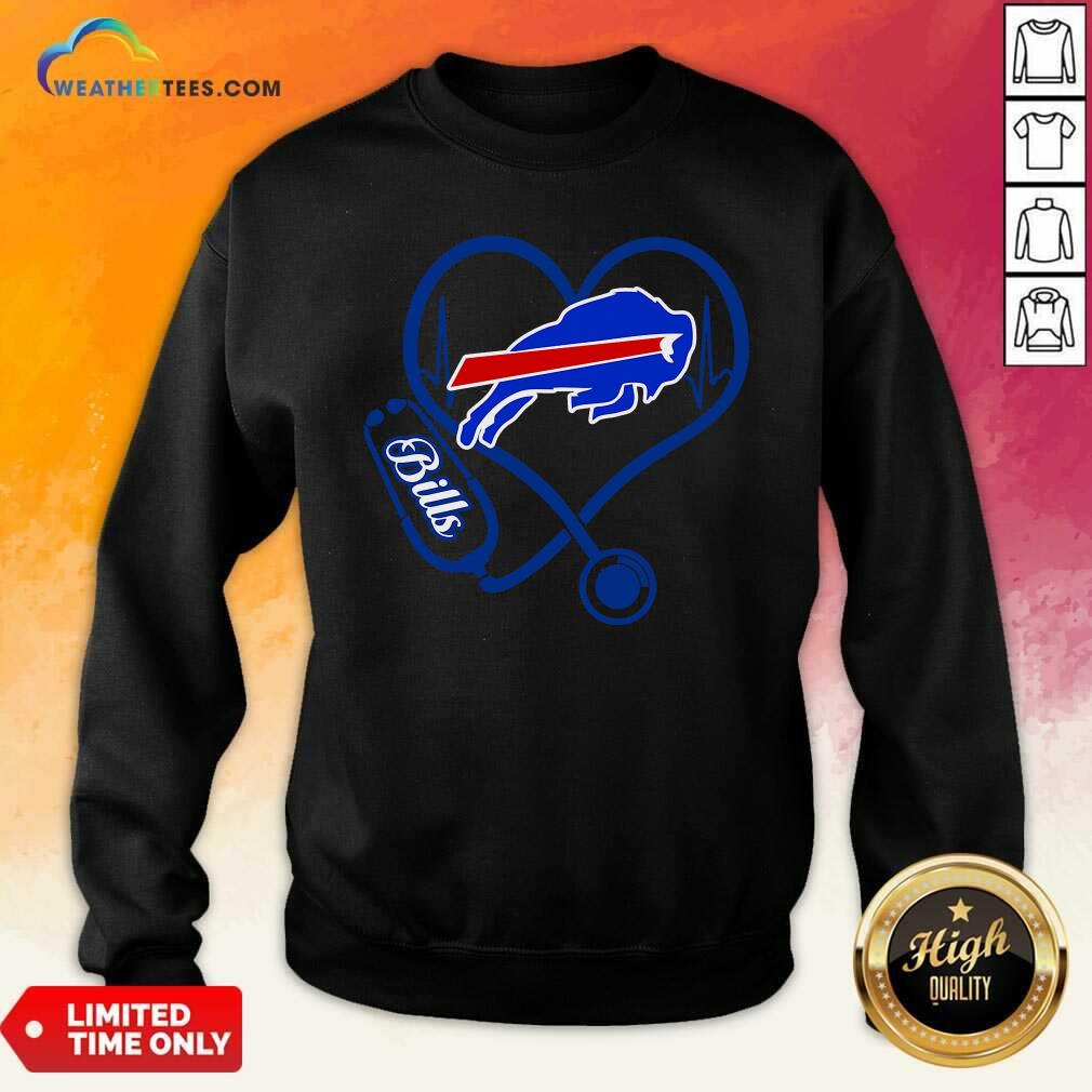 Grateful Buffalo Bills Heartbeat Shirt - Image 5