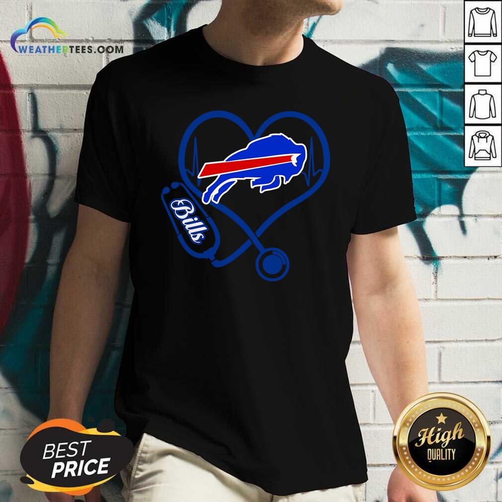 Grateful Buffalo Bills Heartbeat Shirt - Image 3