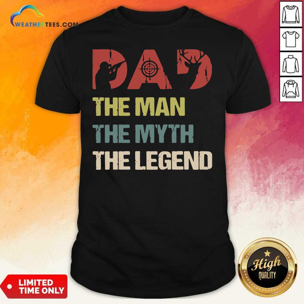 Grateful Deer Hunter Dad The Man The Myth The Legend Vintage Shirt