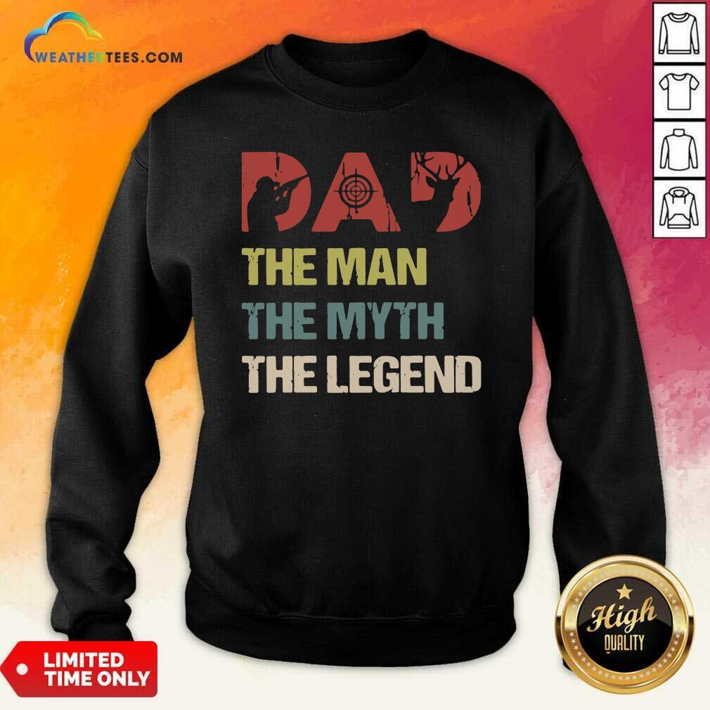 Grateful Deer Hunter Dad The Man The Myth The Legend Vintage Shirt - Image 2