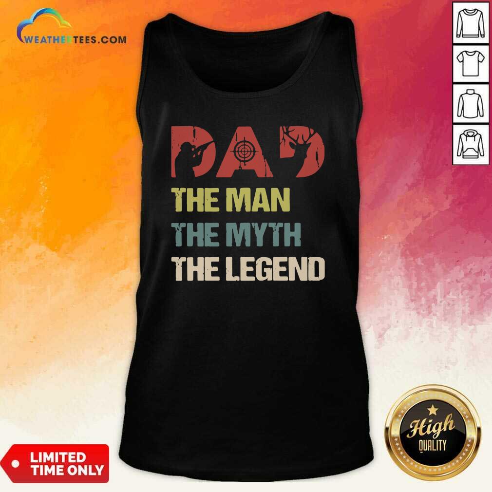 Grateful Deer Hunter Dad The Man The Myth The Legend Vintage Shirt - Image 4