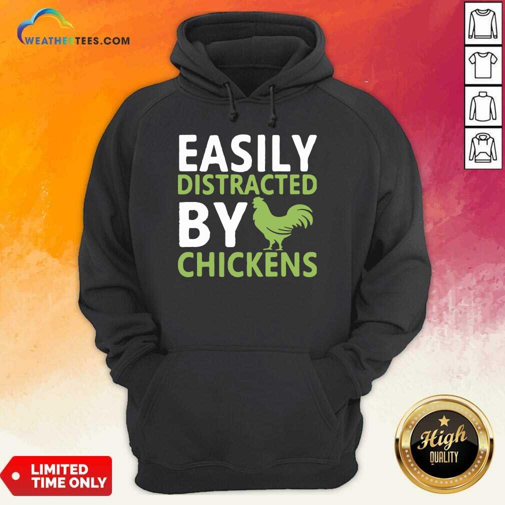 Grateful Easily Distracted By Chickens Shirt - Image 5