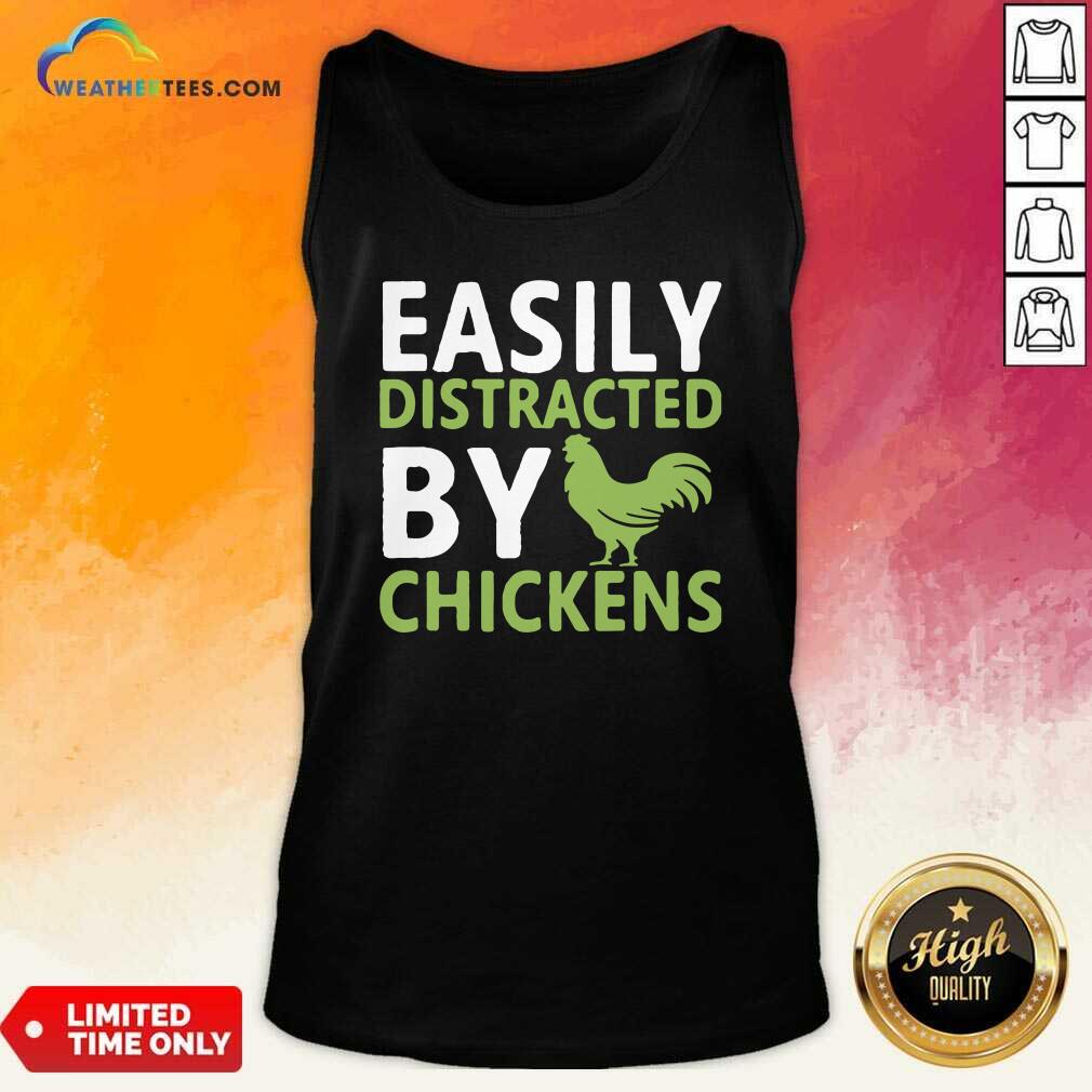 Grateful Easily Distracted By Chickens Shirt - Image 4