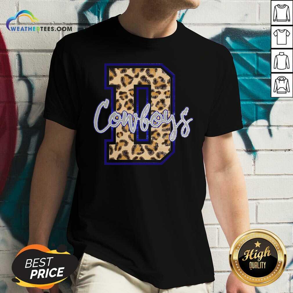 Grateful Leopard Dallas Cowboys Shirt - Image 2
