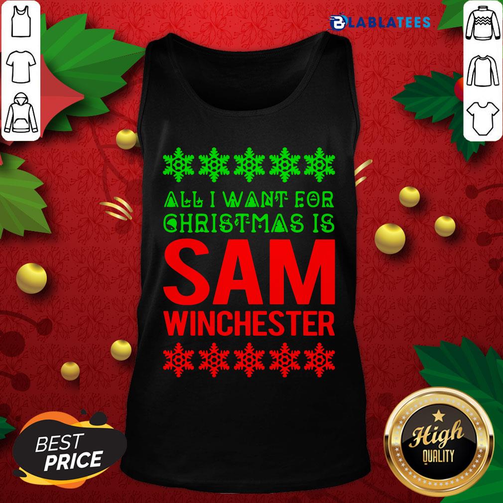 Great All I Want For Christmas Is Sam Winchester Shirt - Image 4