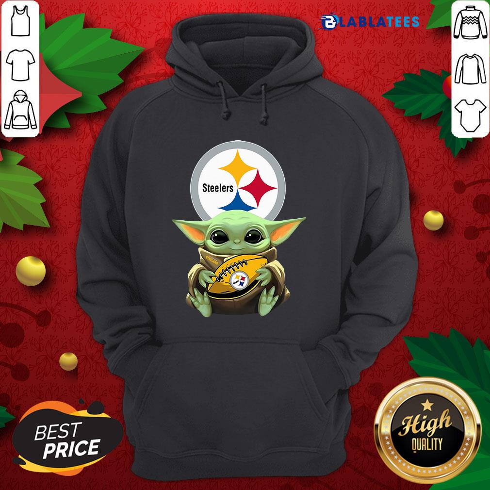 Great Baby Yoda Steelers Shirt - Image 2