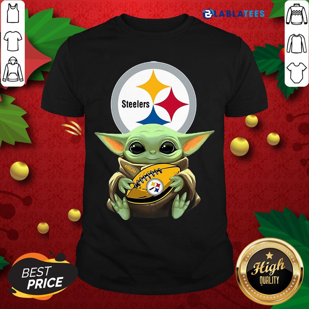 Great Baby Yoda Steelers Shirt