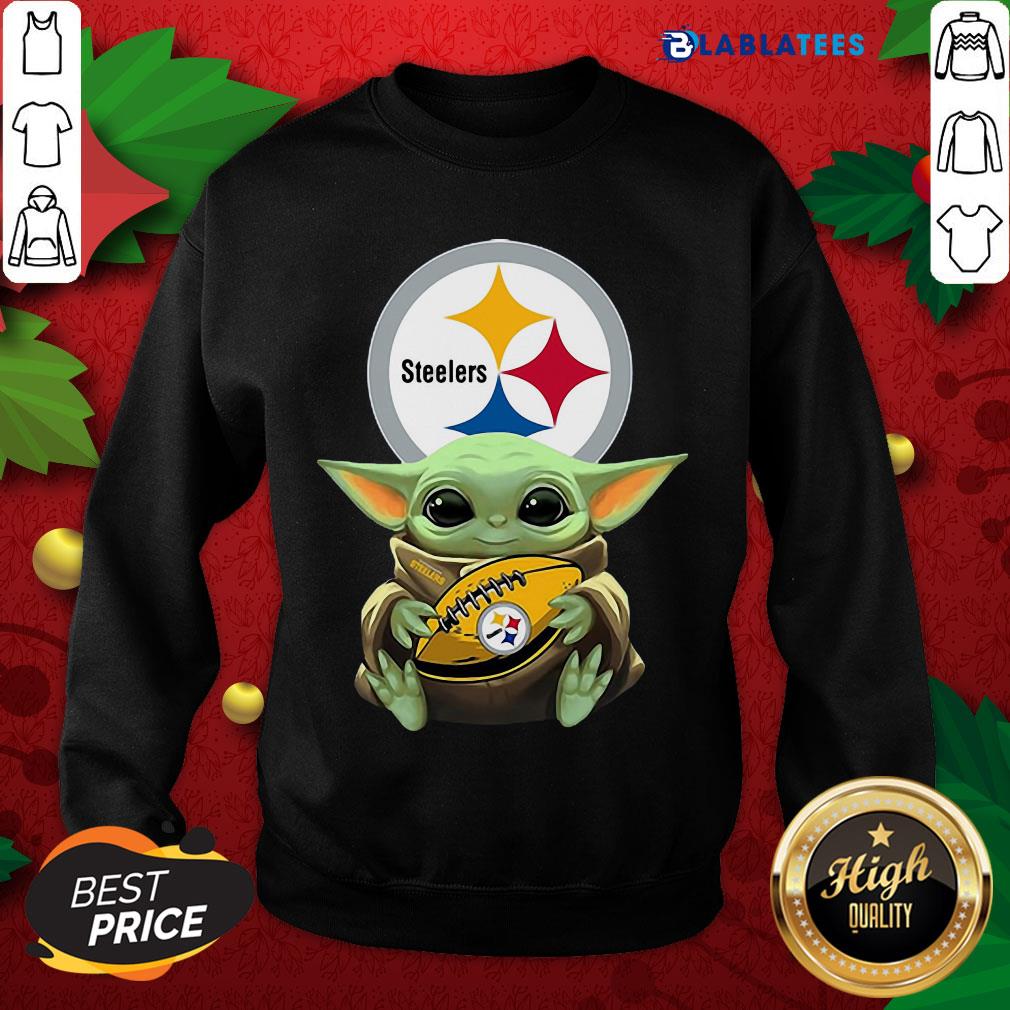 Great Baby Yoda Steelers Shirt - Image 5