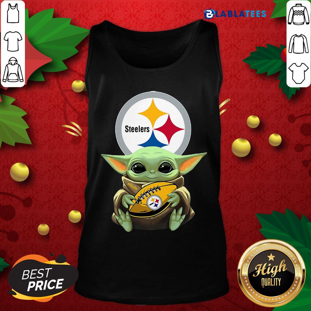 Great Baby Yoda Steelers Shirt - Image 4