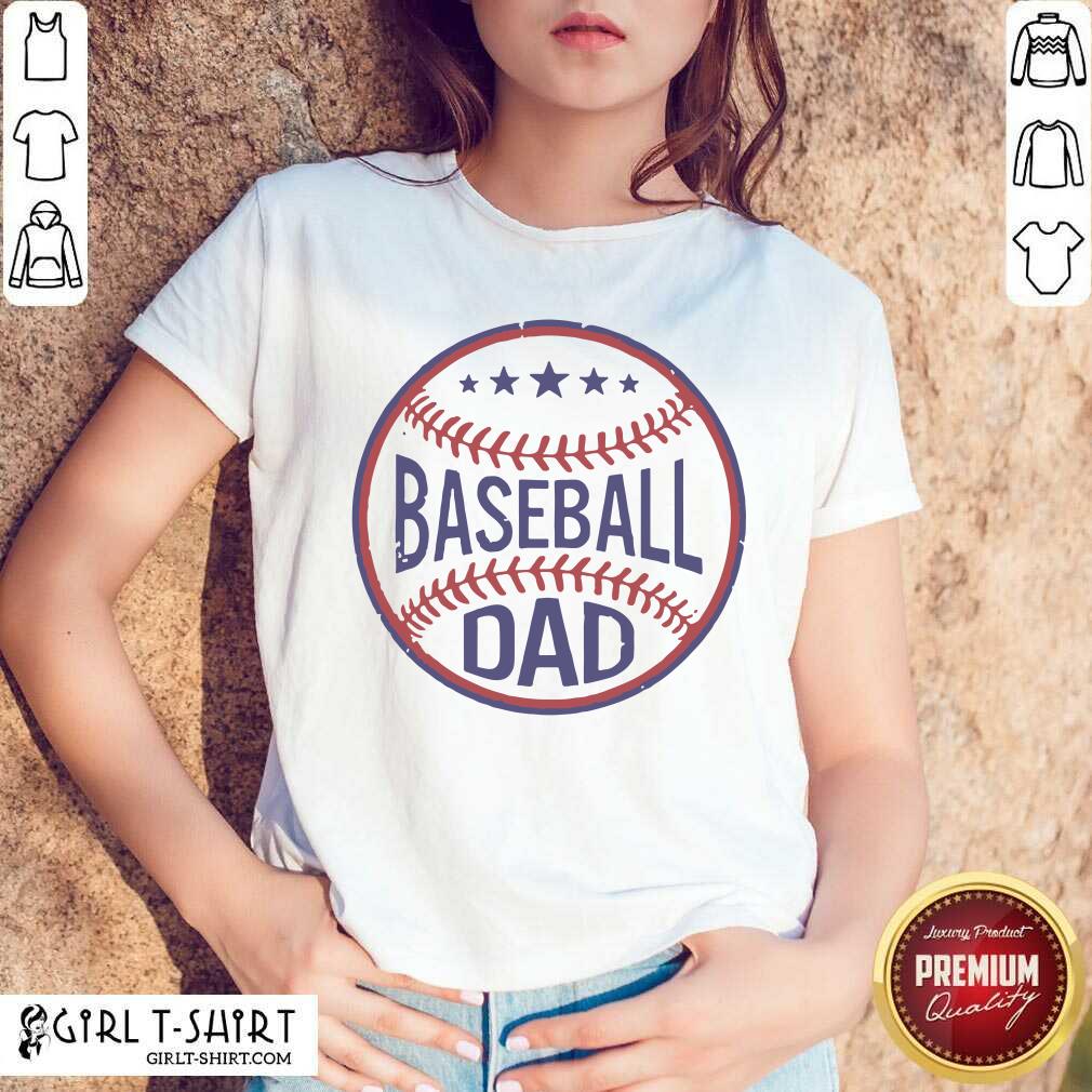 Great Baseball Dad Player Son Fathers Day Husband Daddy Grandpa Shirt