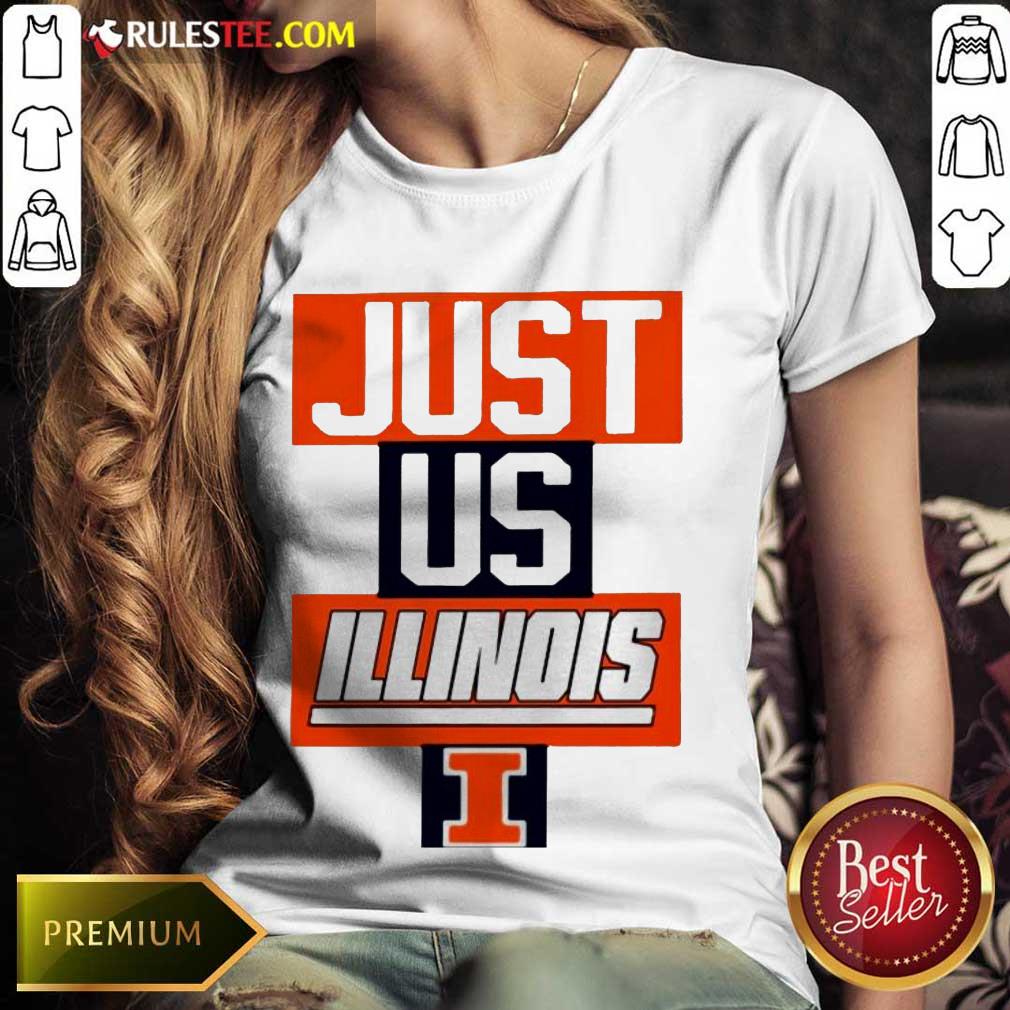 Great Fighting Just Us Illinois 2021 Shirt - Image 2