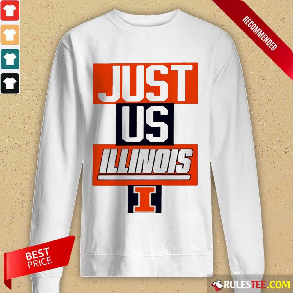 Great Fighting Just Us Illinois 2021 Shirt - Image 5