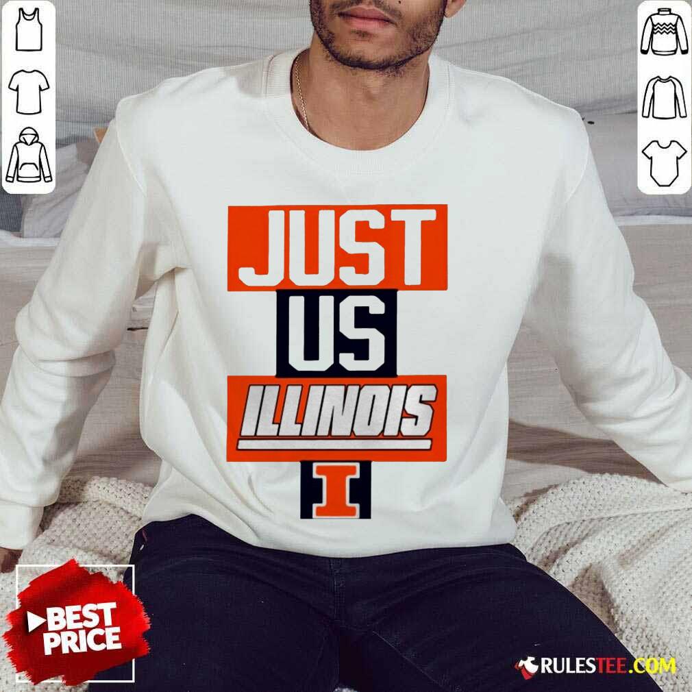Great Fighting Just Us Illinois 2021 Shirt - Image 4