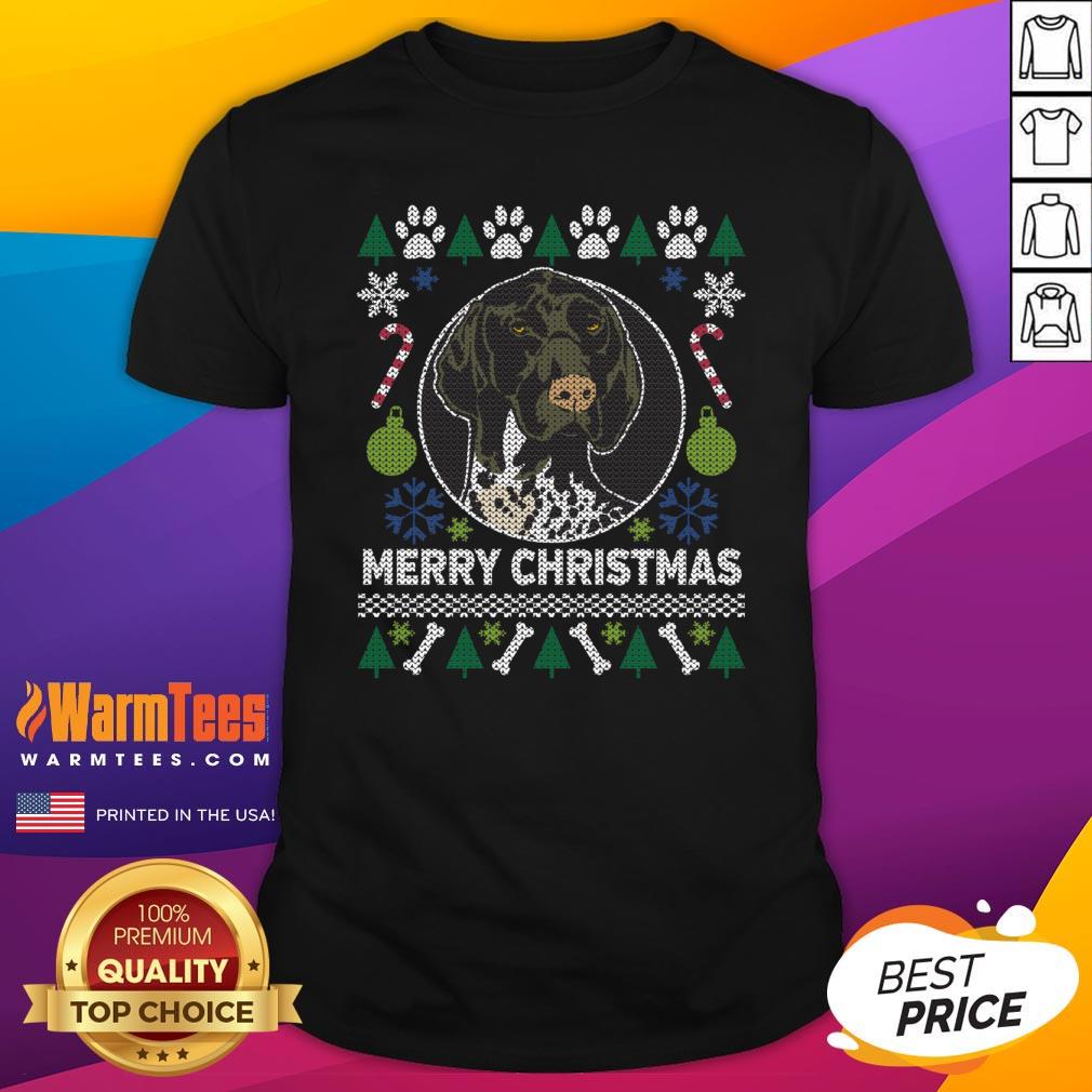 Great German Shorthaired Pointer Ugly Christmas Shirt