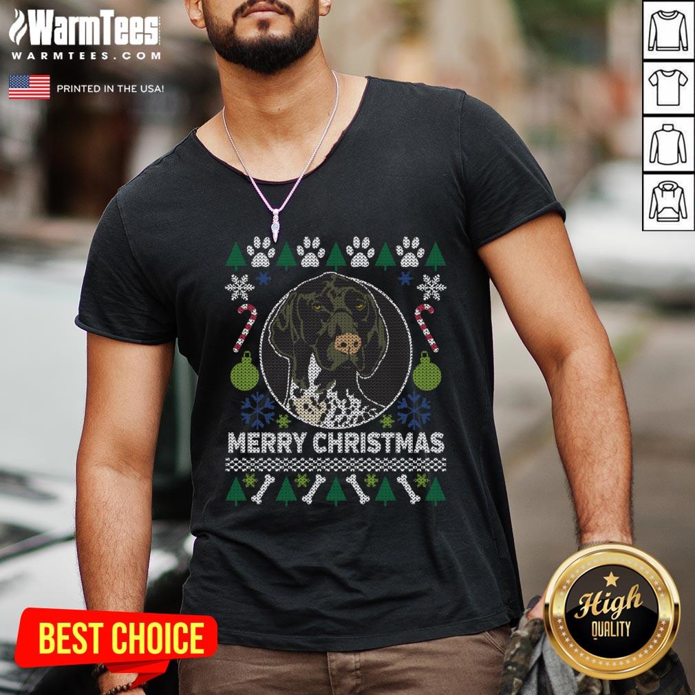 Great German Shorthaired Pointer Ugly Christmas Shirt - Image 2