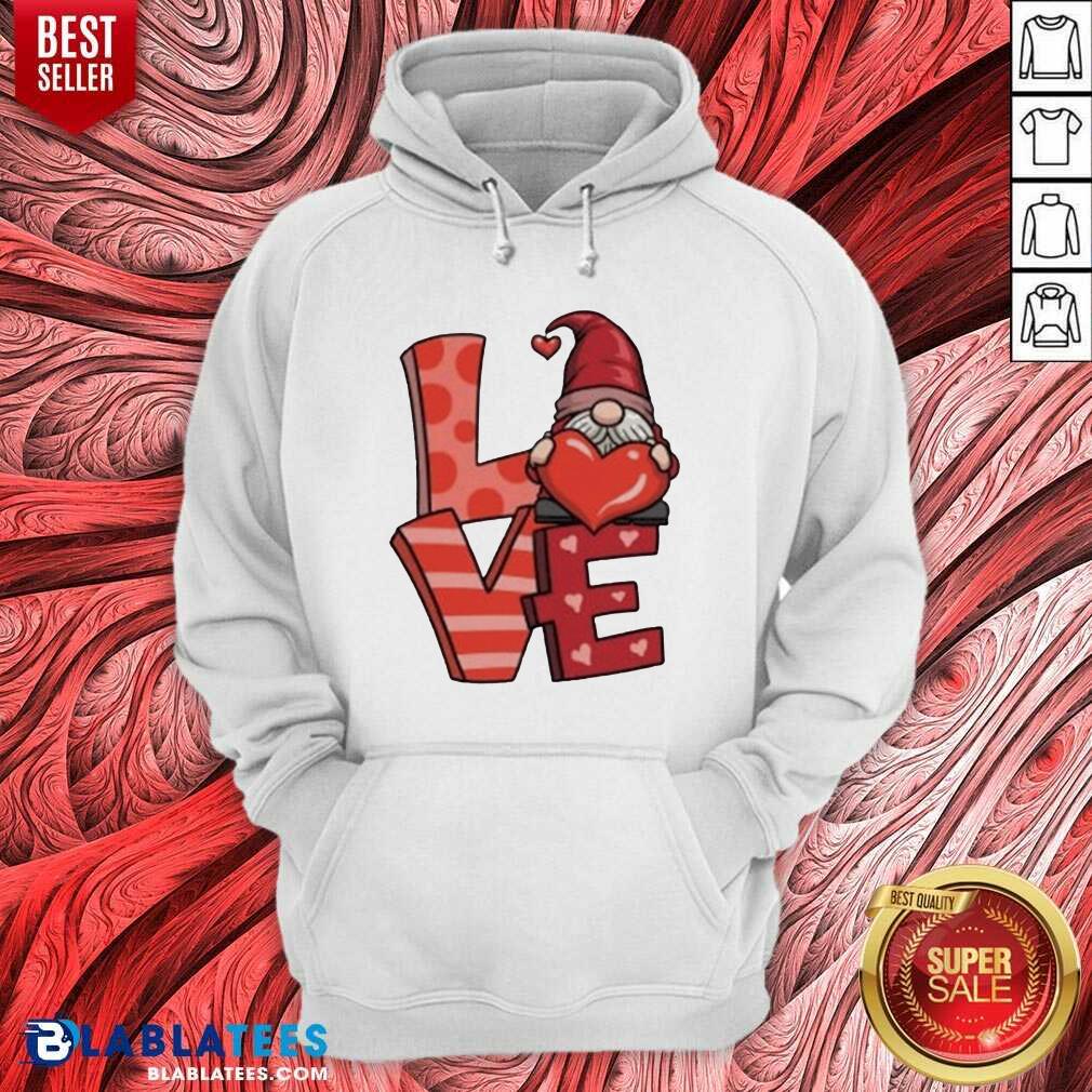 Great Gnome Hug Heart Love 2021 Shirt - Image 2