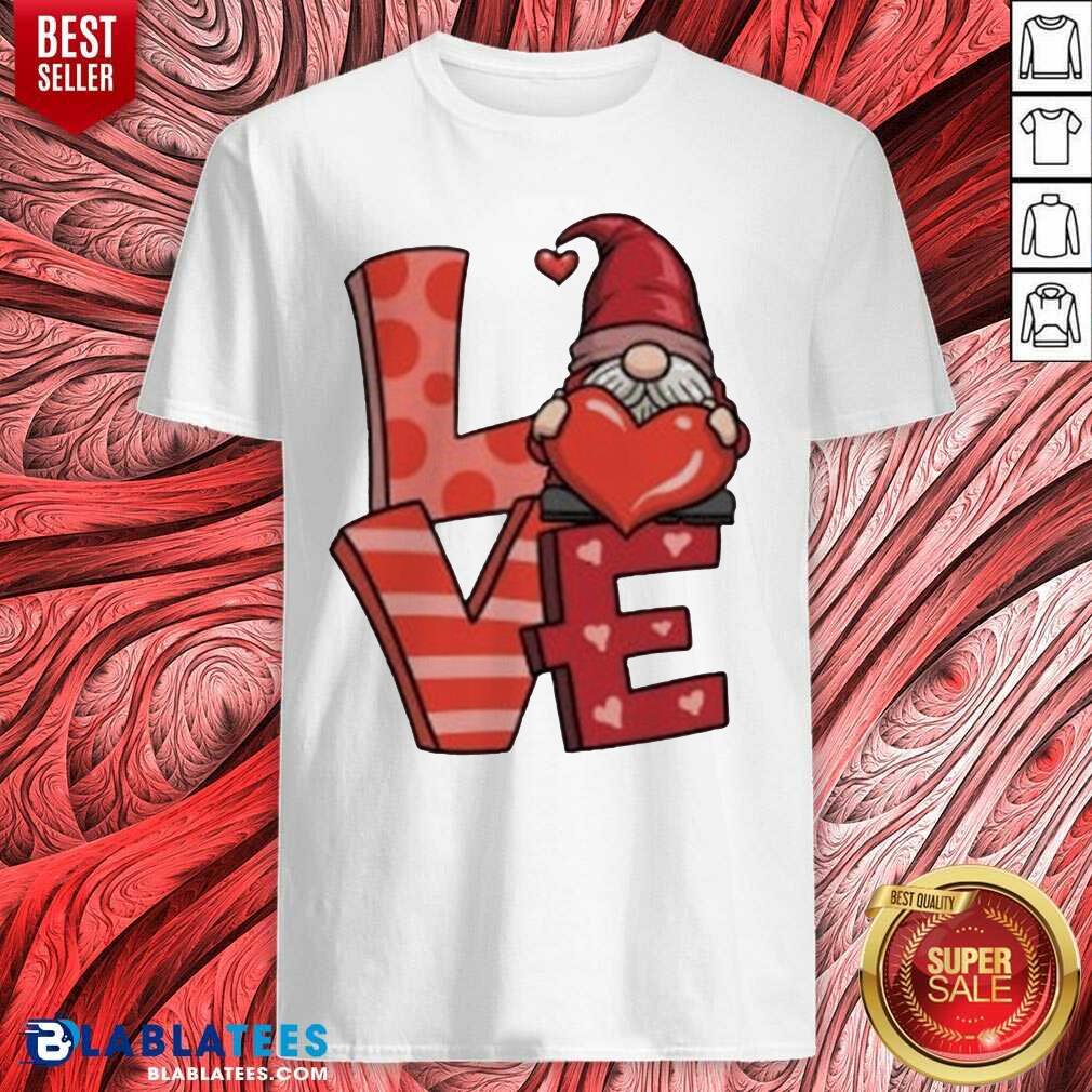 Great Gnome Hug Heart Love 2021 Shirt