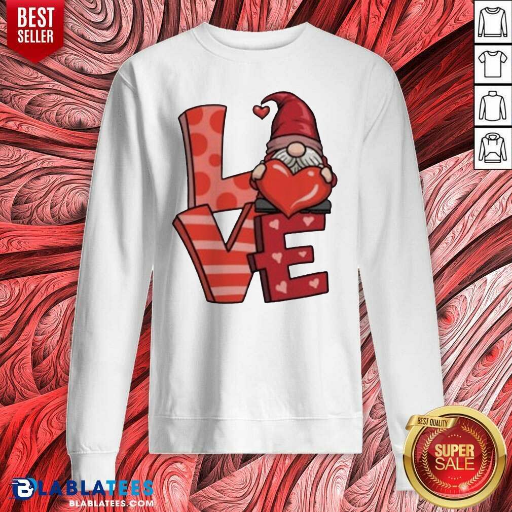 Great Gnome Hug Heart Love 2021 Shirt - Image 5