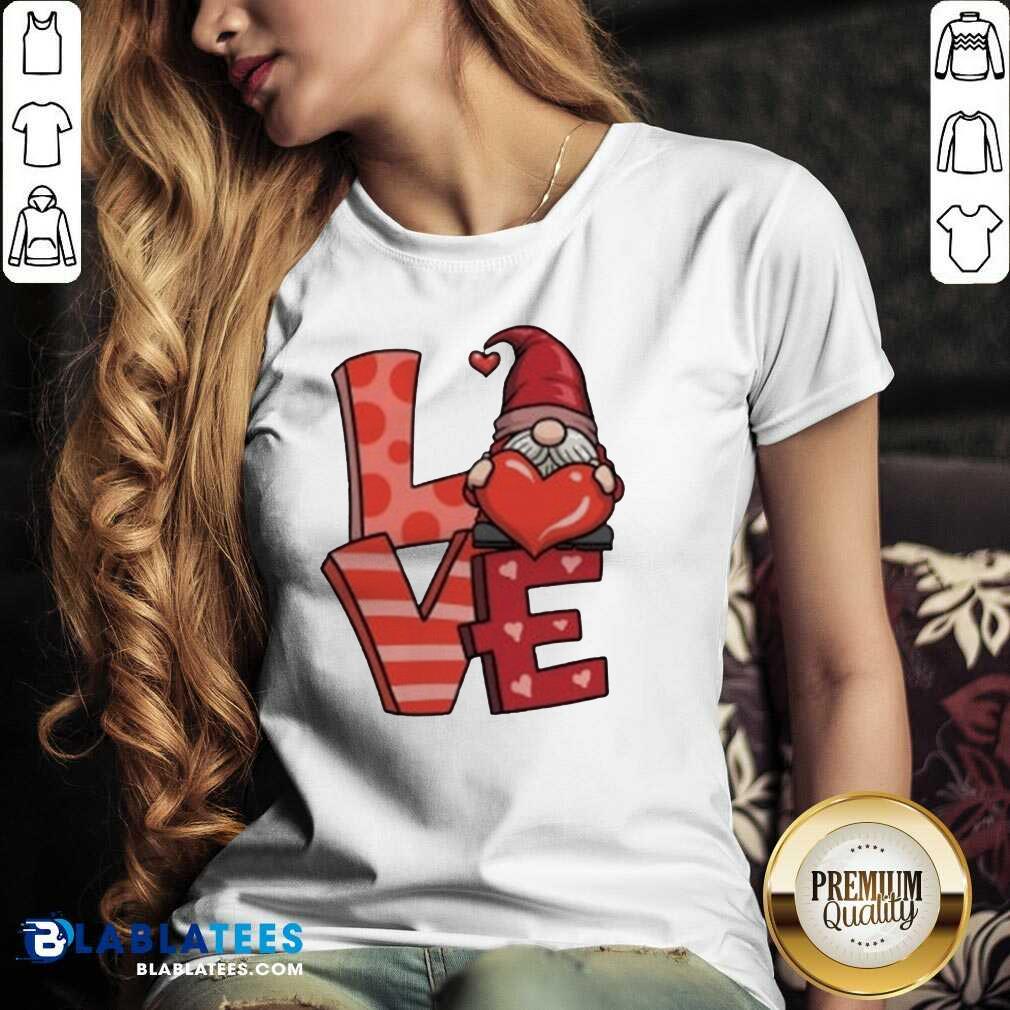 Great Gnome Hug Heart Love 2021 Shirt - Image 3