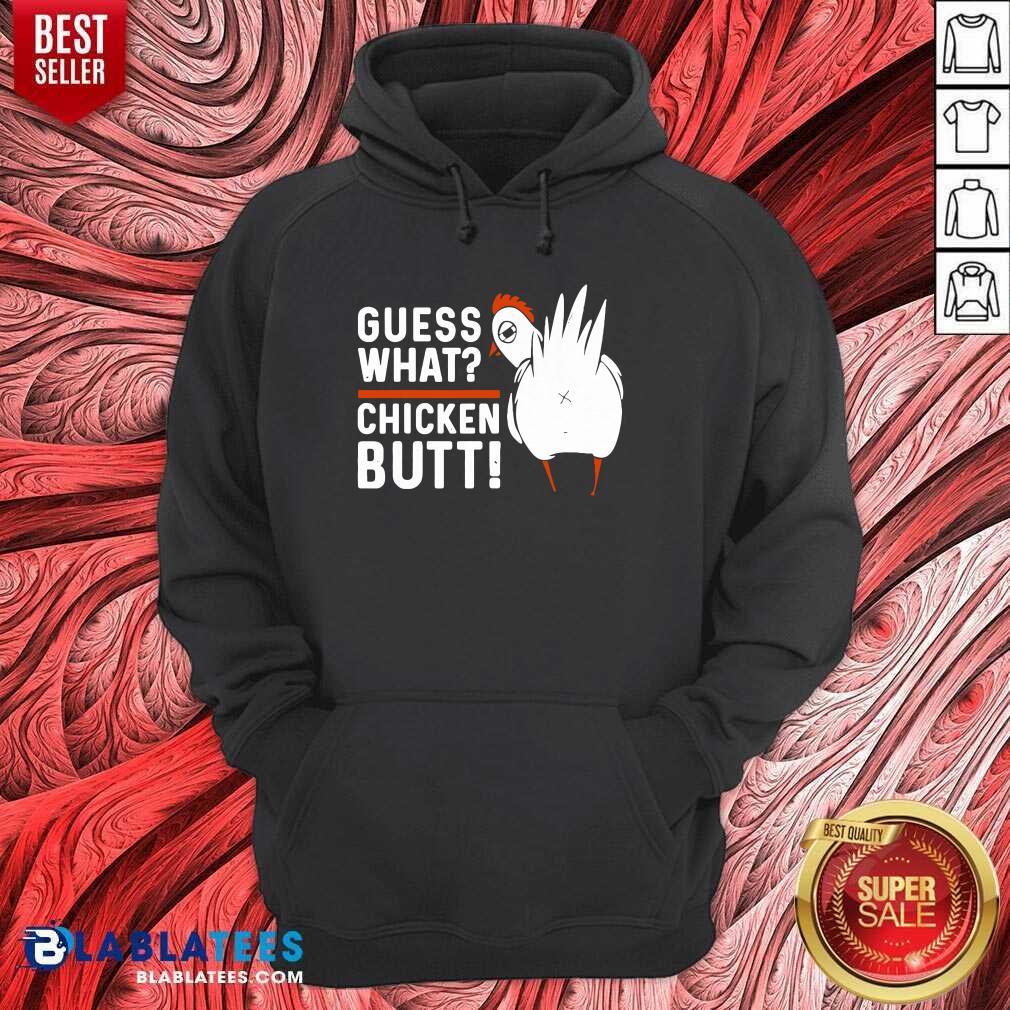 Great Guess What Chicken Butt White Design Shirt - Image 2