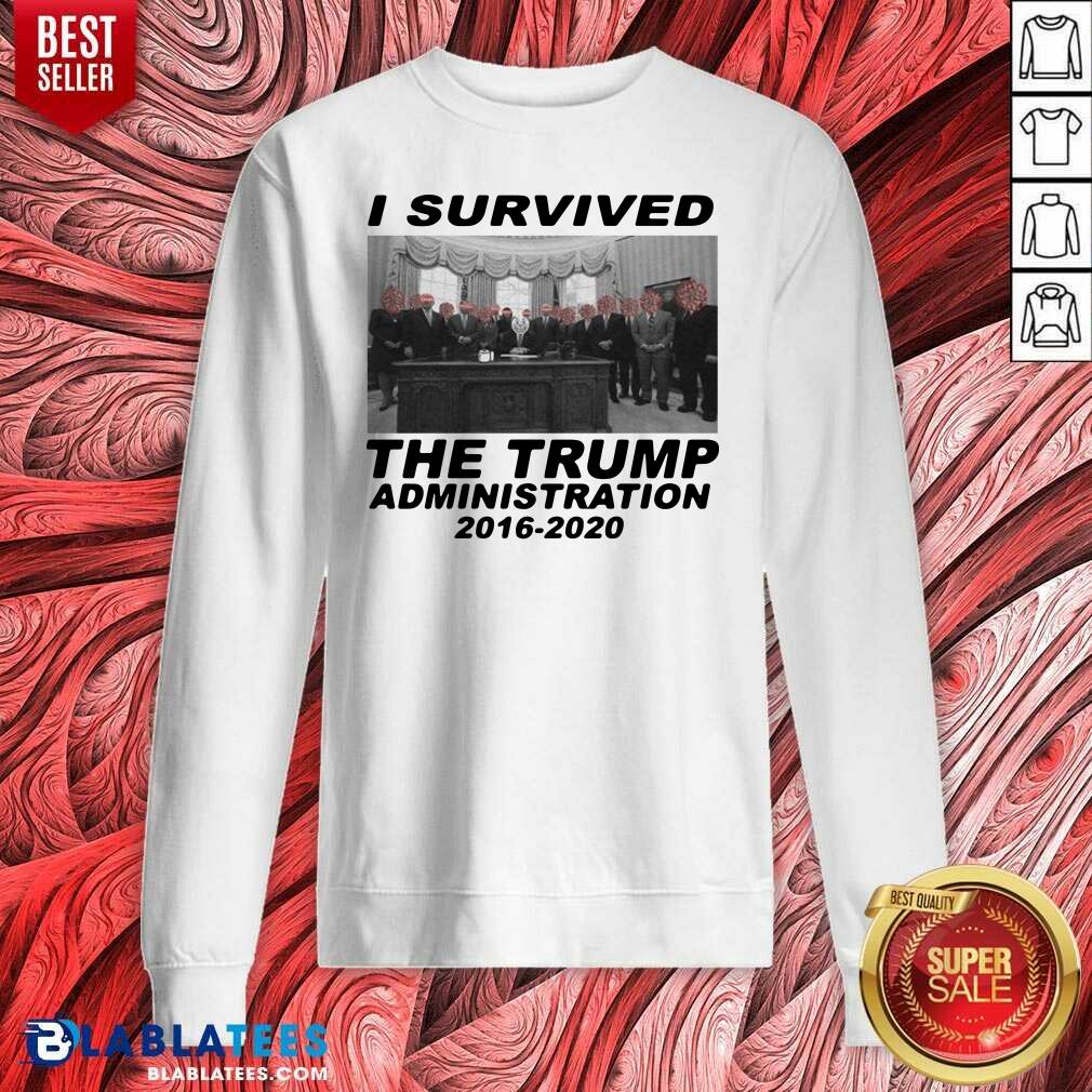 Great I Survived The Trump Administration 2016 2020 Shirt - Image 5