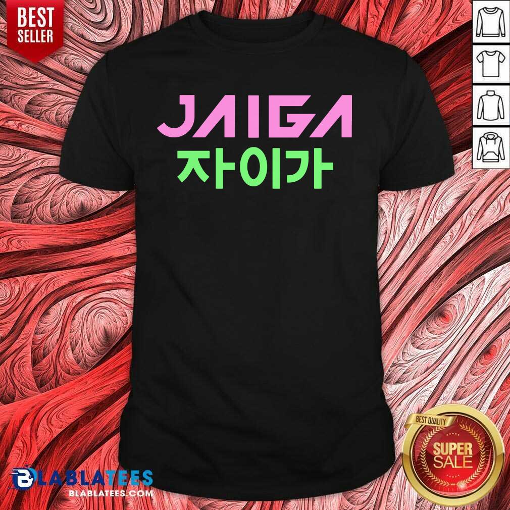 Great Jaiga Merch Jaiga Korean Themed With Globe Shirt